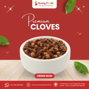 Whole cloves / long spice used in tea, curries, and baking recipes.