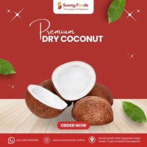 Fresh dry coconut khopra nariyal slices - buy online in Pakistan at Sunny Foods Rawalpindi