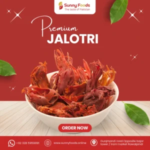 Dried mace spice used in traditional cooking and spice mixes.