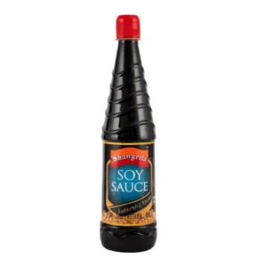 Dark soy sauce bottle used in Asian cooking and stir-fry dishes.